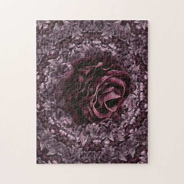 Rose Mandala Puzzle (Vertikal)