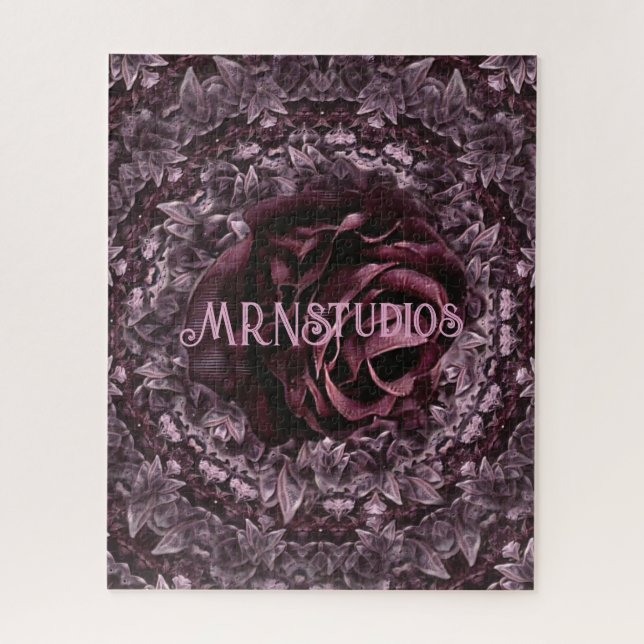 Rose Mandala Puzzle (Vertikal)