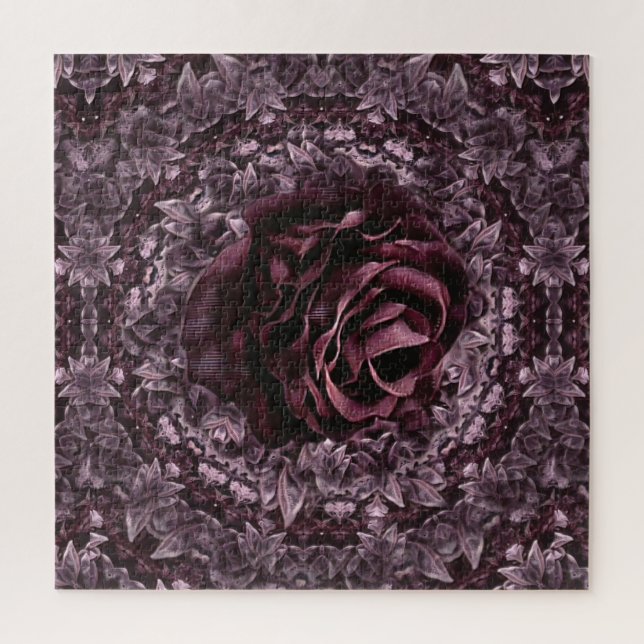 Rose Mandala Puzzle (Vertikal)