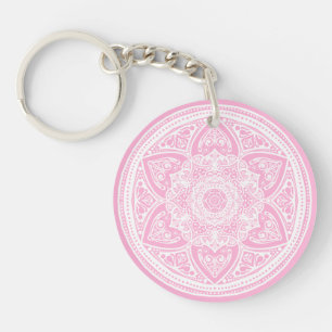 Rose Mandala Schlüsselanhänger