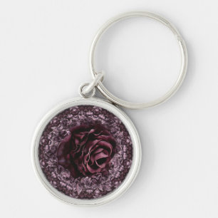 Rose Mandala Schlüsselanhänger
