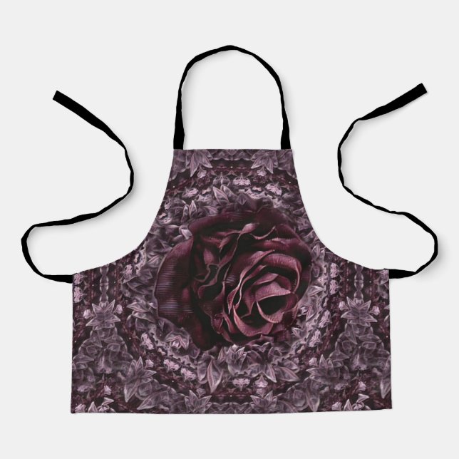 Rose Mandala Schürze (Vorderseite)