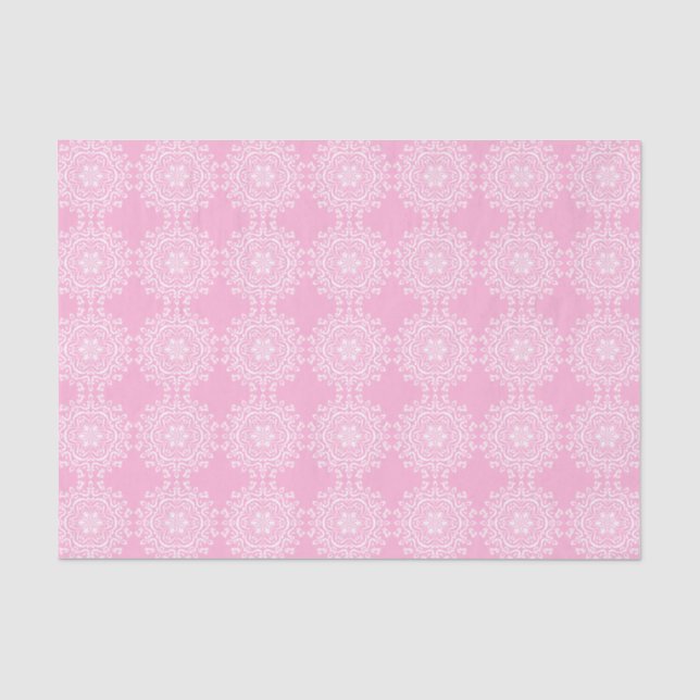 Rose Mandala Seidenpapier (Vorderseite)