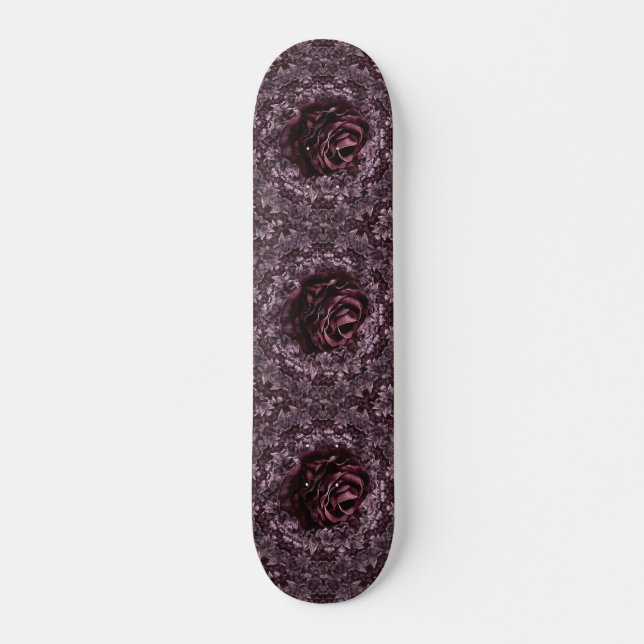 Rose Mandala Skateboard (Vorne)