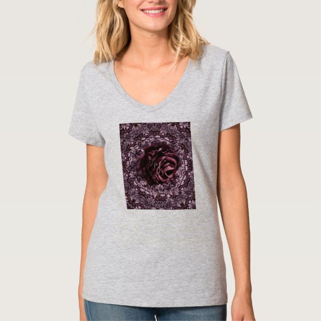 Rose Mandala T-Shirt (Vorderseite)