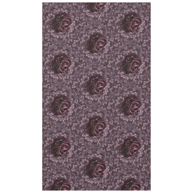 Rose Mandala Tischdecke (Vorderseite)