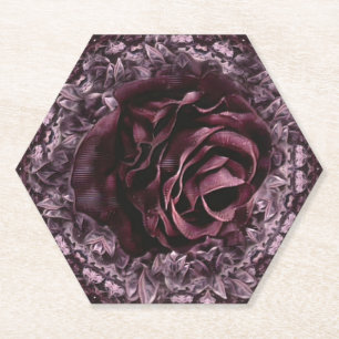 Rose Mandala Untersetzer