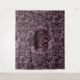 Rose Mandala Wandteppich