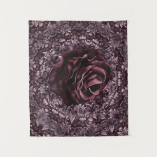 Rose Mandala Wandteppich