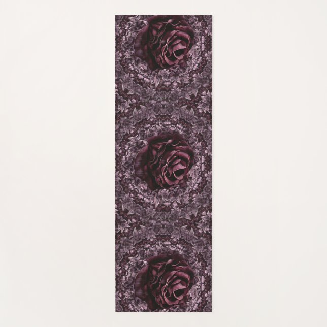 Rose Mandala Yoga Mat Yogamatte (Vorderseite)