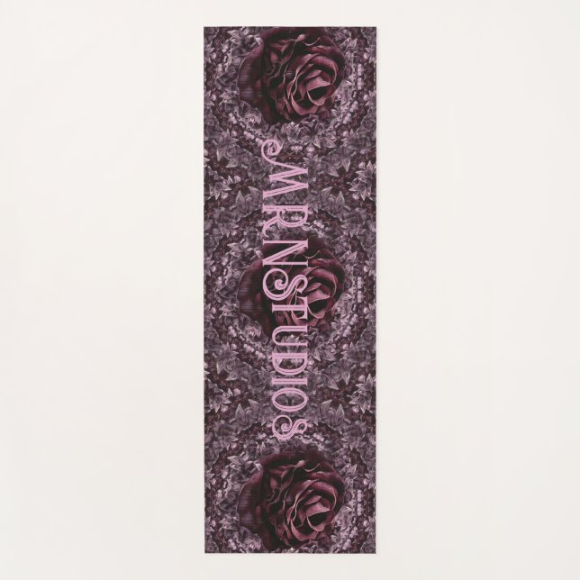 Rose Mandala Yoga Mat Yogamatte (Vorderseite)