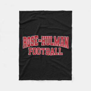 Rose-Mann-Football-Kollegium Arch Retro für Männer Fleecedecke