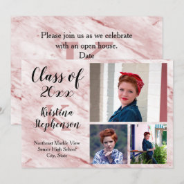 Rose Marble 3 Foto School Abschluss Ankündigung