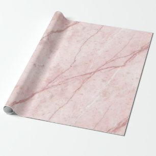 Rose Marble Organic Dusty Rose Rouge Geschenkpapier
