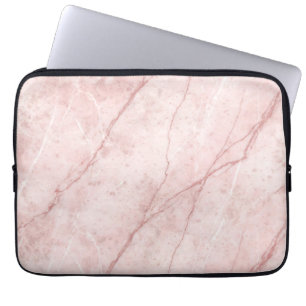 Rose Marble Organic Dusty Rose Rouge Laptopschutzhülle