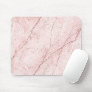 Rose Marble Organic Dusty Rose Rouge Mousepad
