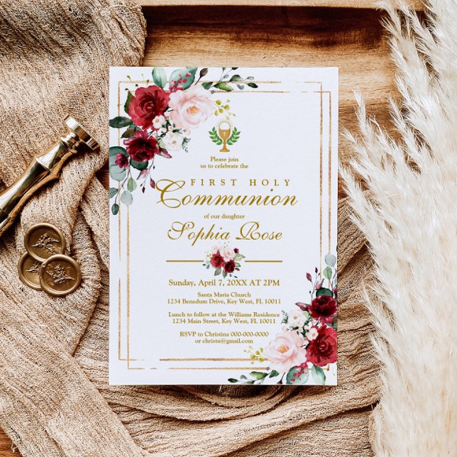 Rose Marsala Einladung (Von Creator hochgeladen)