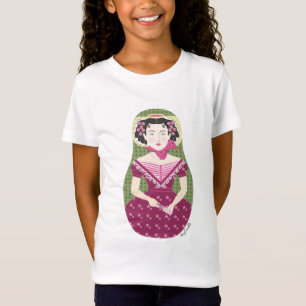 Rose Matryoshka Girls' T - Shirt