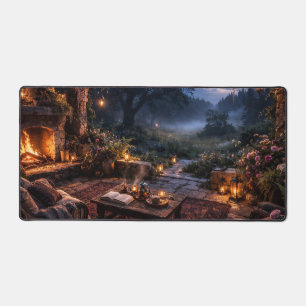 Rose Meadow Hearth Terrassen Schreibtischunterlage
