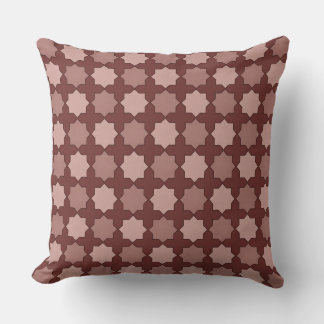 Rose Medina Geometrische Sterne Kissen