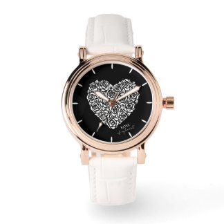 Rose Meines Herzens Armbanduhr