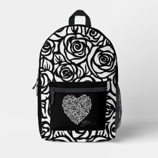 Rose Meines Herzens Bedruckter Rucksack