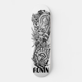 Rose Metal Dragon Tiger Survivor Skateboard Deck