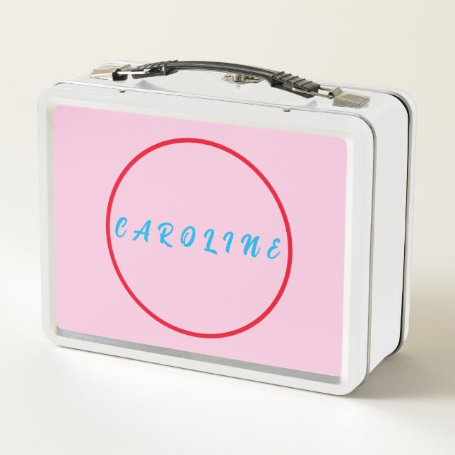 Rose Metal Lunchbox (Rückseite)