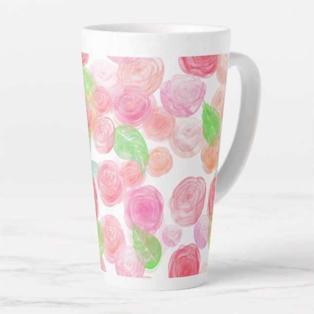 Rose Milchtasse (Rechte Ecke)