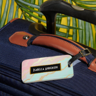 Rosé-Mint-Gold-Luxus-Popular-Kollektion Gepäckanhänger
