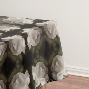 Rose mit Abstrakten Vintagen Raindrops Tischdecke
