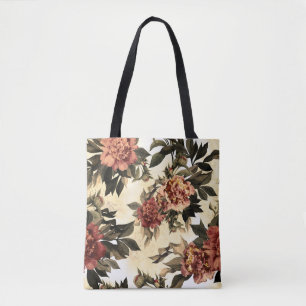 Rose mit Blumengeflecht, Peonies-Muster.