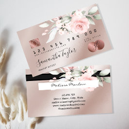 Rose mit Blumenkarte Visitenkarte