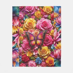 Rose mit flachliegender Fleece: Komfort mit sanfte Fleecedecke