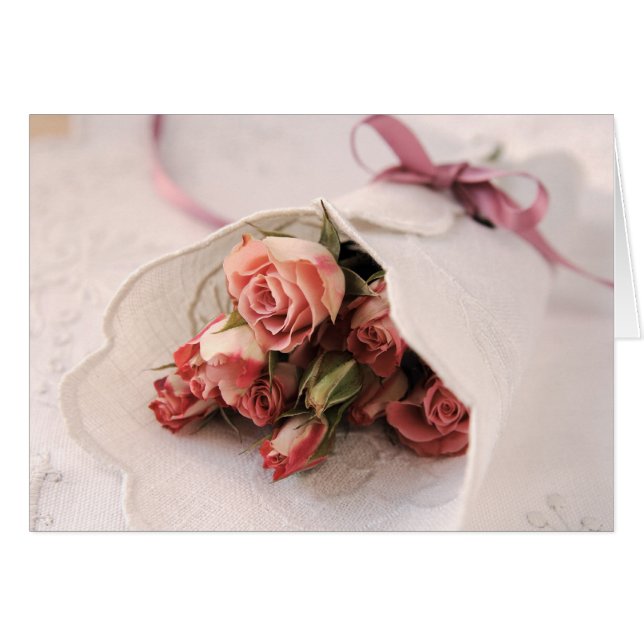 Rose mit Leinen (Vorderseite (Horizontal))