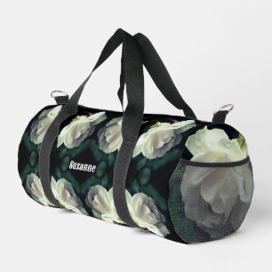 Rose mit Personalisierten Raindrops Duffle Bag