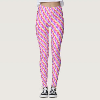 Rose mit Regenbogenfarben Leggings