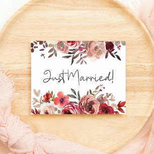 Rose mit Roter Blüte Hochzeit nur verheiratet