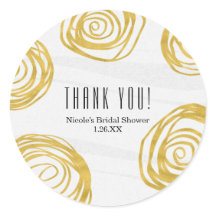 Rose mit weißem und goldfarbenem Swirl Moderne Gas