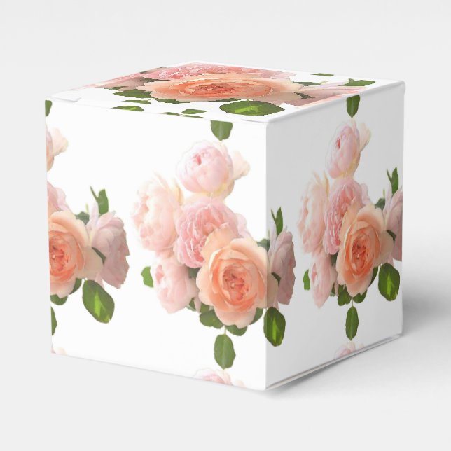 Rose Moderne, elegante Designvorlage Geschenkschachtel (Vorderseite)