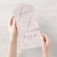 Rose Moderne Minimalistische Typografie