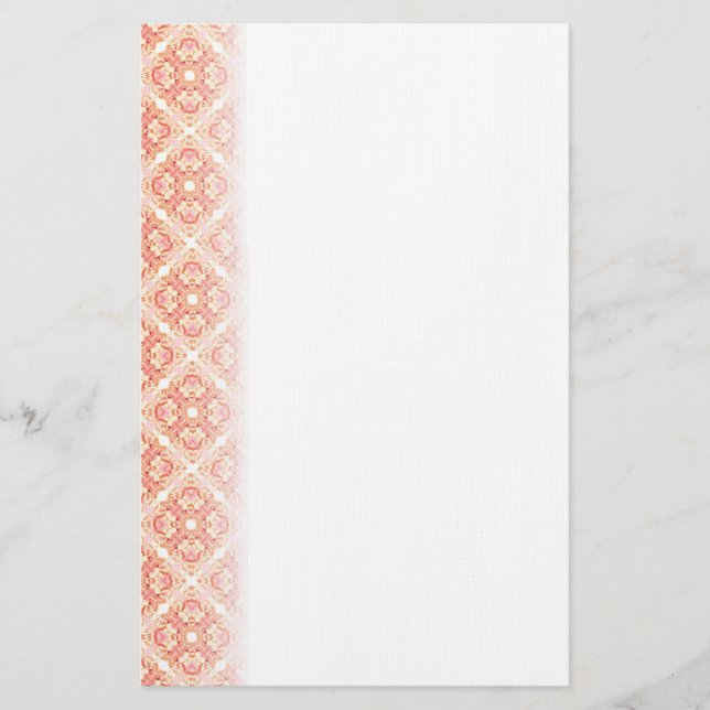 Rose Motif Stationery Briefpapier (Vorderseite)