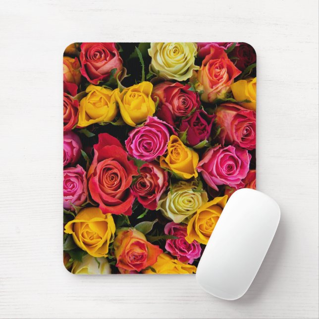 Rose Mouse Pad Mousepad (Mit Mouse)