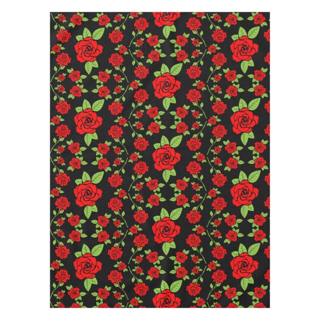 Rose Muster Küche Geschenke Tischdecke (Vorderseite)