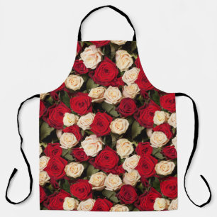Rose, nahtlos, elegante Kacheln Schürze