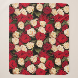 Rose, nahtlos, elegante Kacheln Sherpadecke