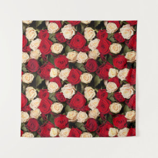 Rose, nahtlos, elegante Kacheln Wandteppich