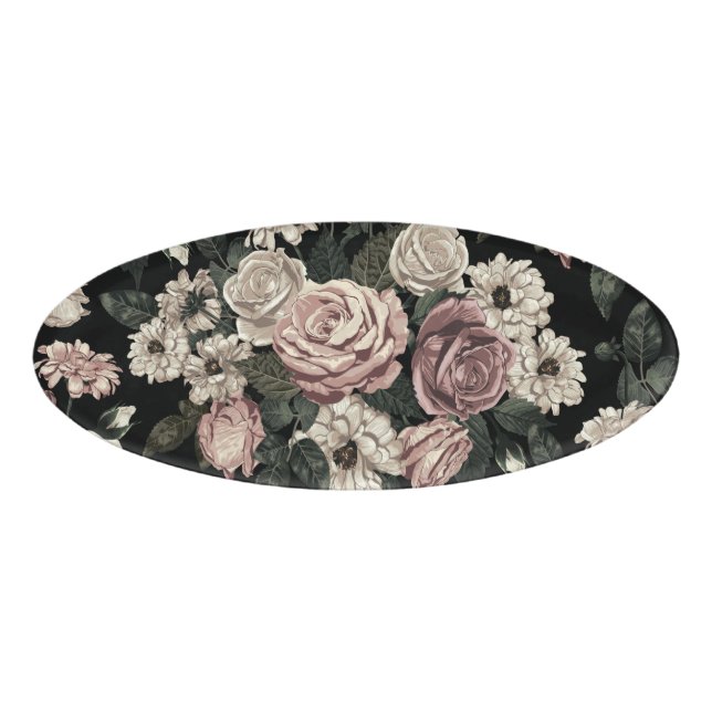 Rose Namenschild (Vorderseite)