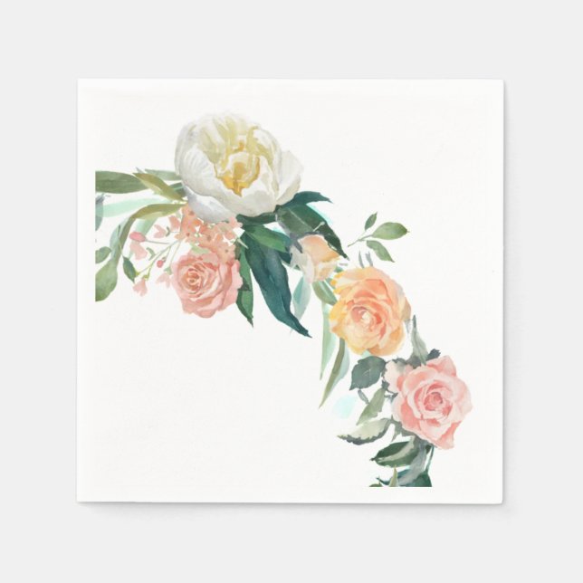 Rose Napkins Serviette (Vorderseite)