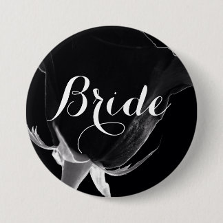 Rose Noire Button